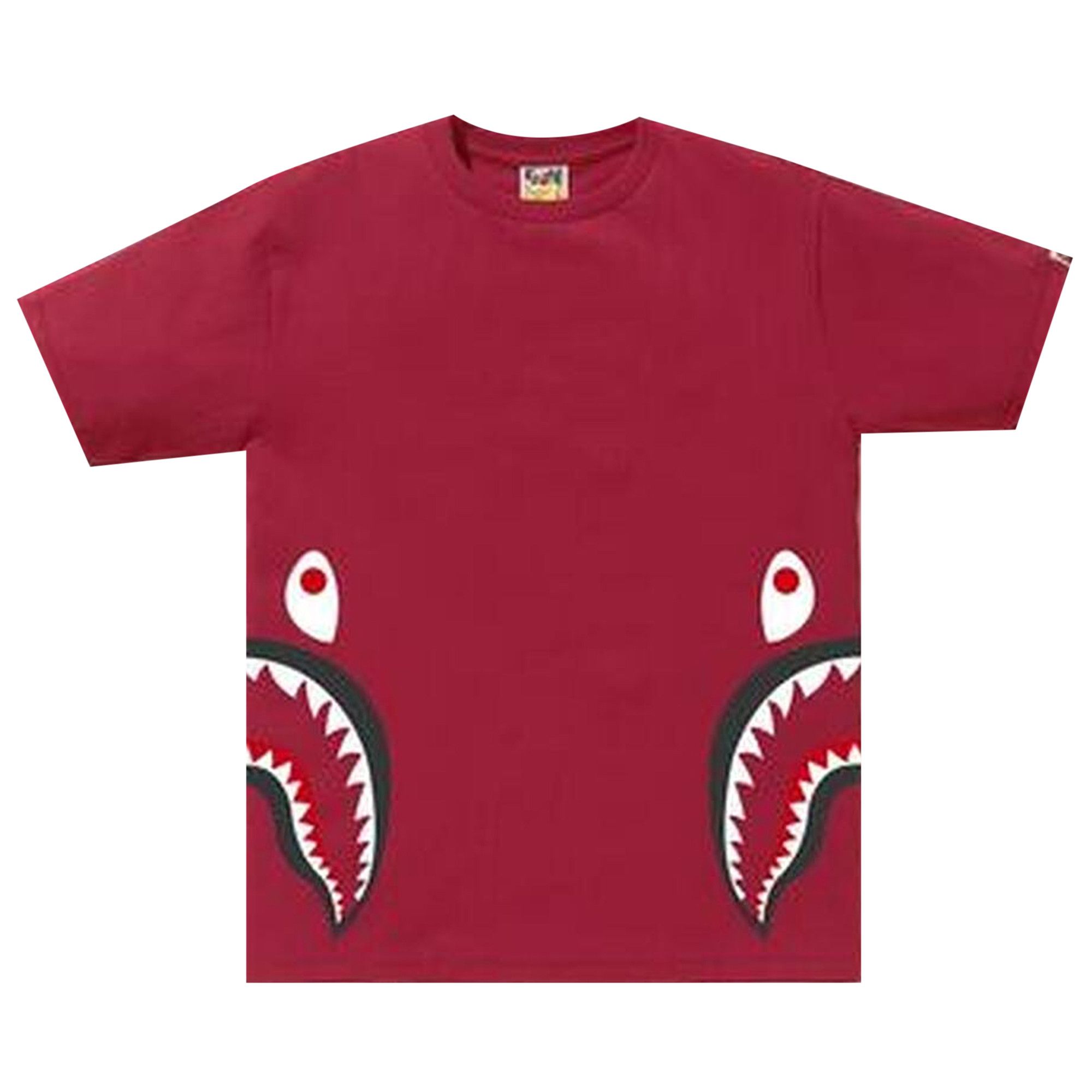 Bape shark tee best sale red