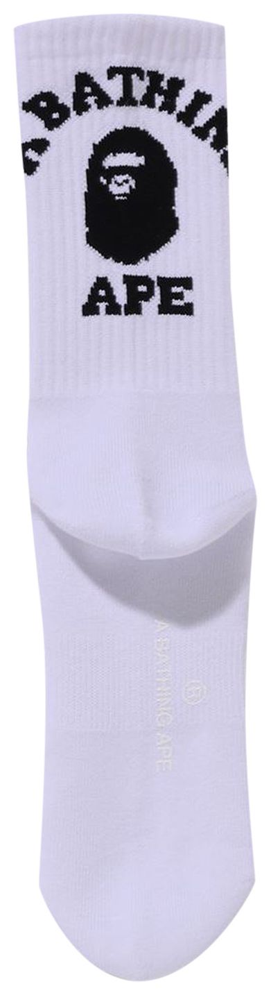 BAPE College Socks Black