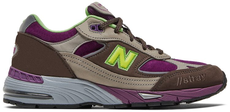 Stray Rats x New Balance Wmns 991 Made in England Purple Green