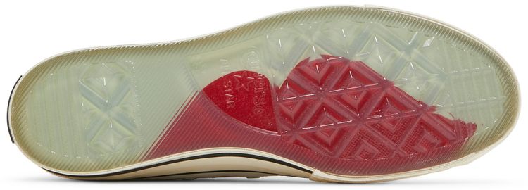 Converse Chuck 70 Embroidered Lips High Love Me   Vintage White