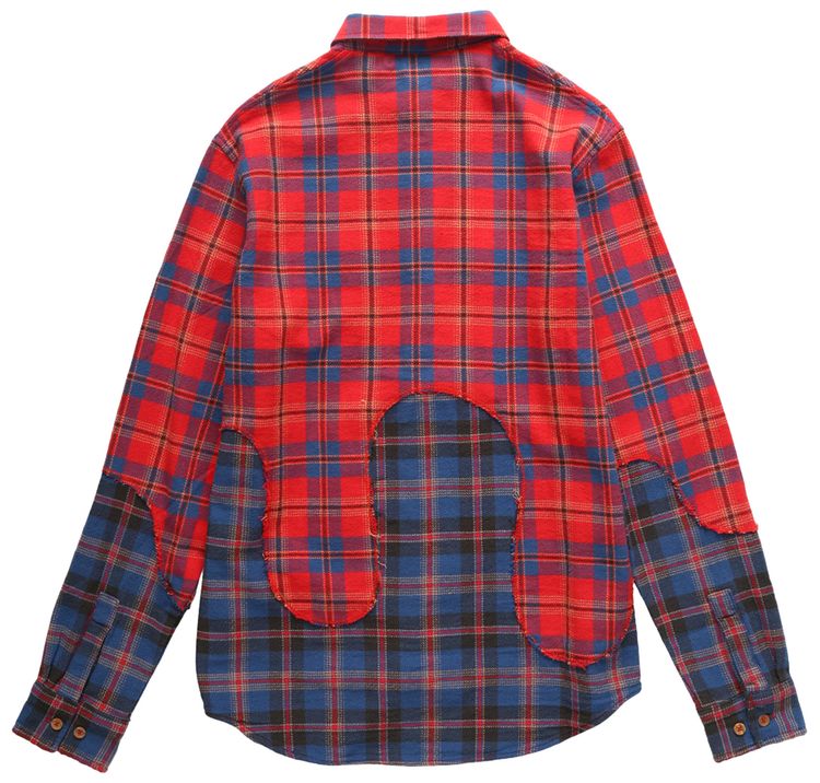 Icecream Big Melt Long Sleeve Woven Plaid