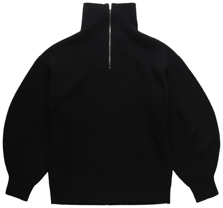 Helmut Lang Oversized Zip Sweater BlackBlack