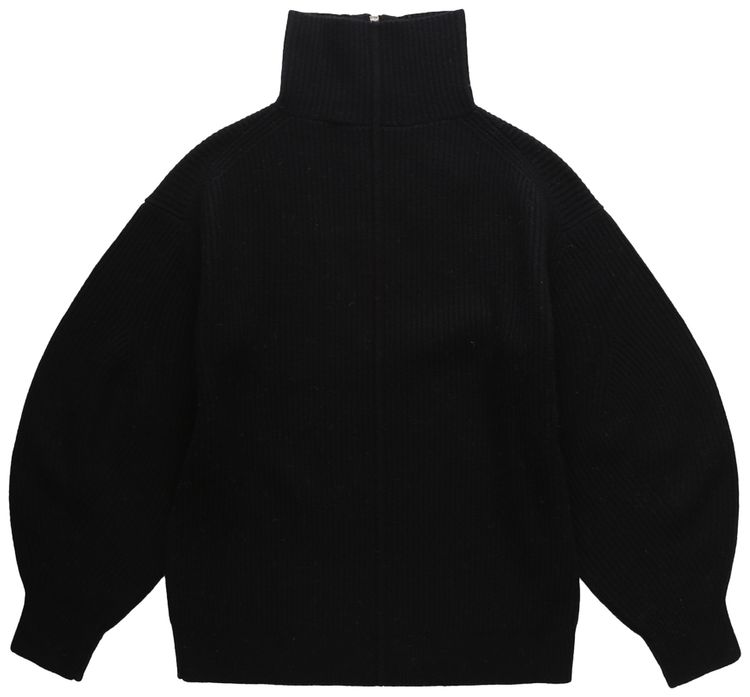 Helmut Lang Oversized Zip Sweater BlackBlack