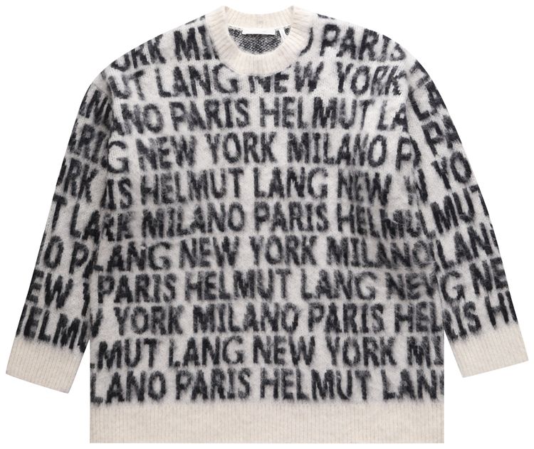 Helmut Lang Logo Crew Ivory