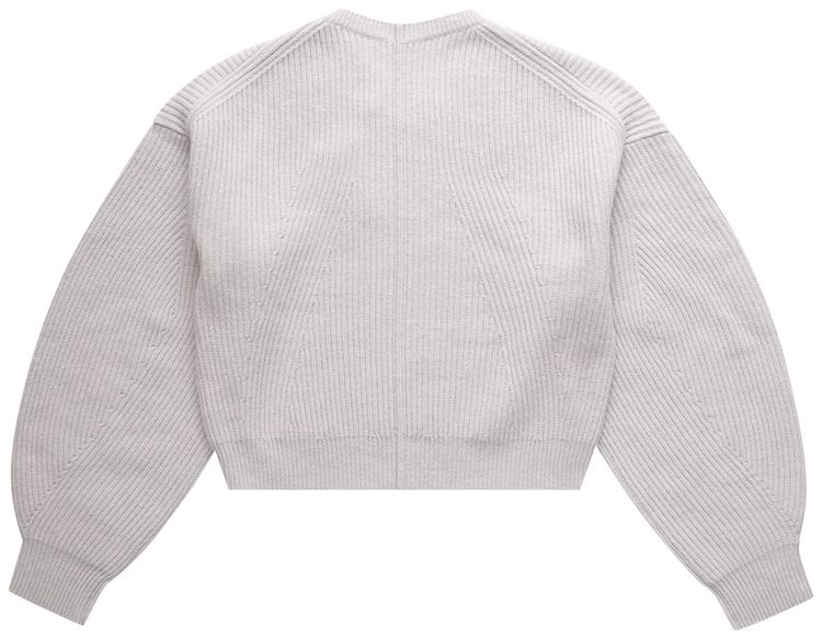 Helmut Lang Volume Crew Light Heather Grey