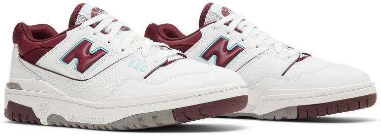 New Balance 550 Burgundy Turquoise