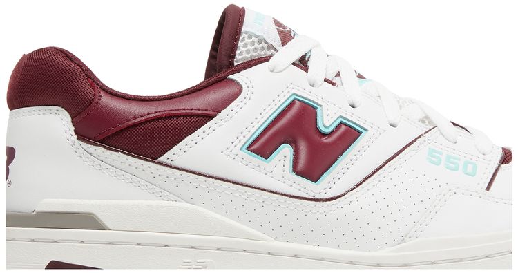 New Balance 550 Burgundy Turquoise