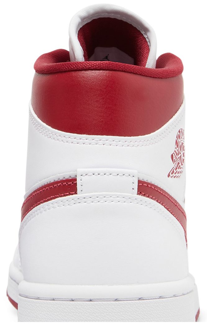 Wmns Air Jordan 1 Mid White Pomegranate