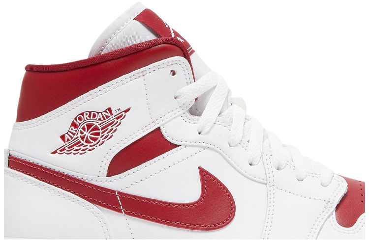 Wmns Air Jordan 1 Mid White Pomegranate