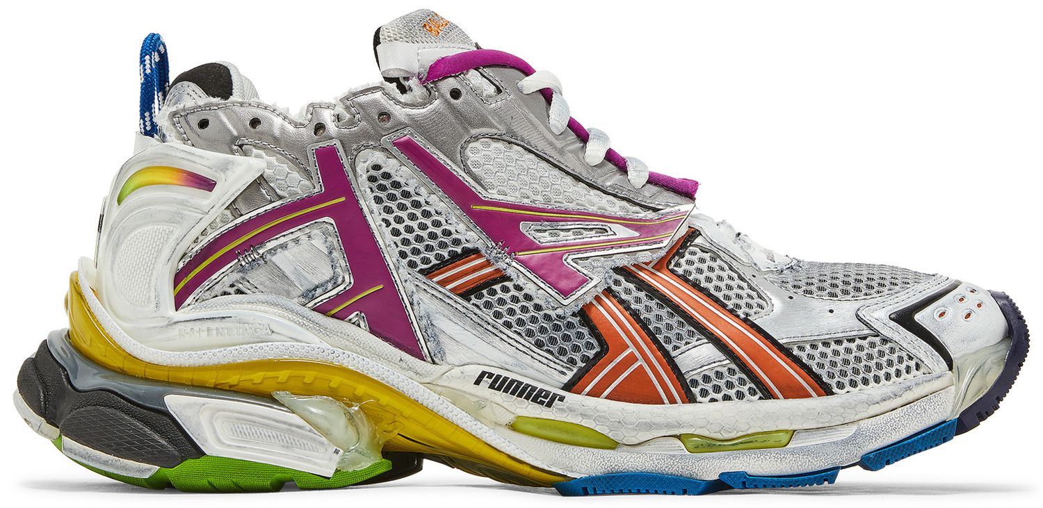 balenciaga runners womens grey