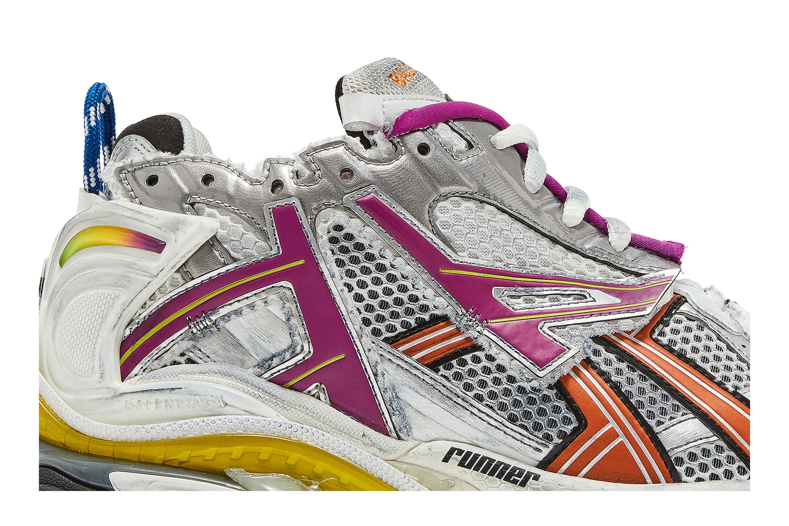 Size 10.0 Balenciaga Runner Sneaker Grey Multi Color