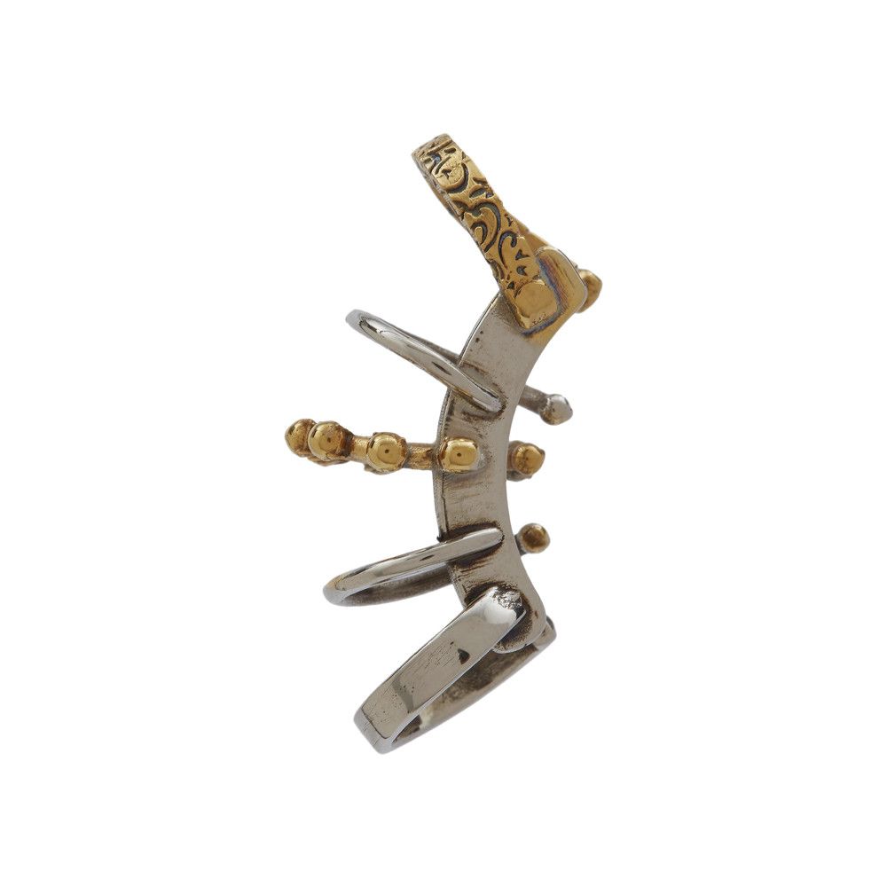 Buy Alexander McQueen Punk Ear Cuff 'Silver/Gold