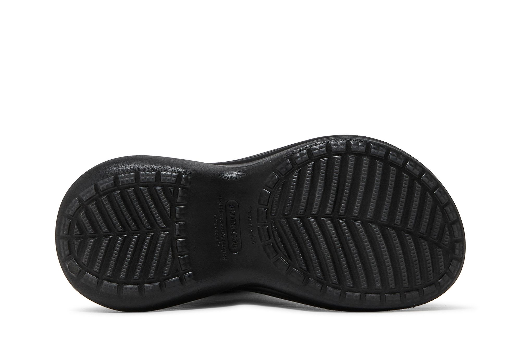 Balenciaga black crocs deals
