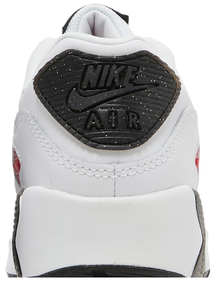 Nike Air Max 90 Leather SE GS White Very Berry