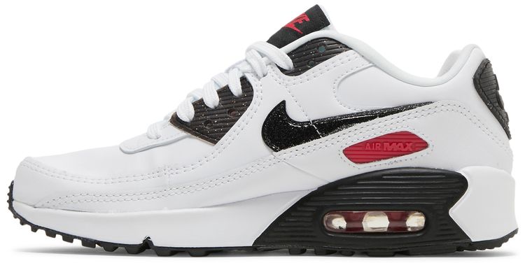 Nike Air Max 90 Leather SE GS White Very Berry