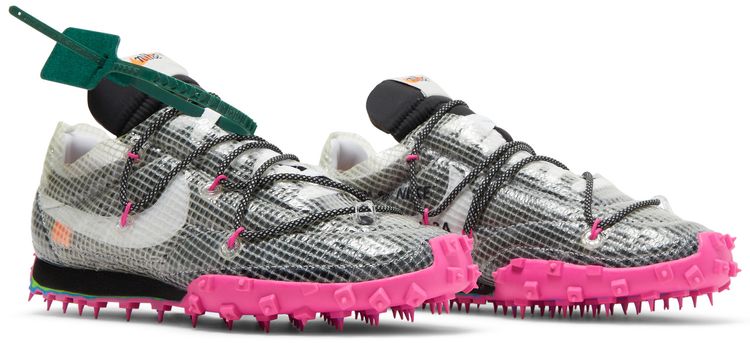Off White x Wmns Waffle Racer Fuchsia Sample