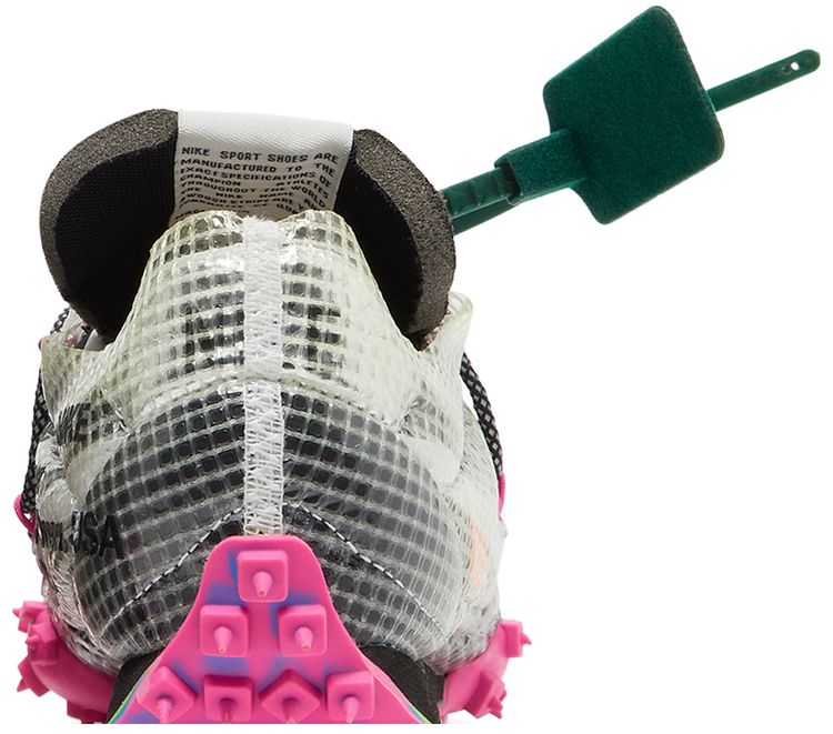Off White x Wmns Waffle Racer Fuchsia Sample