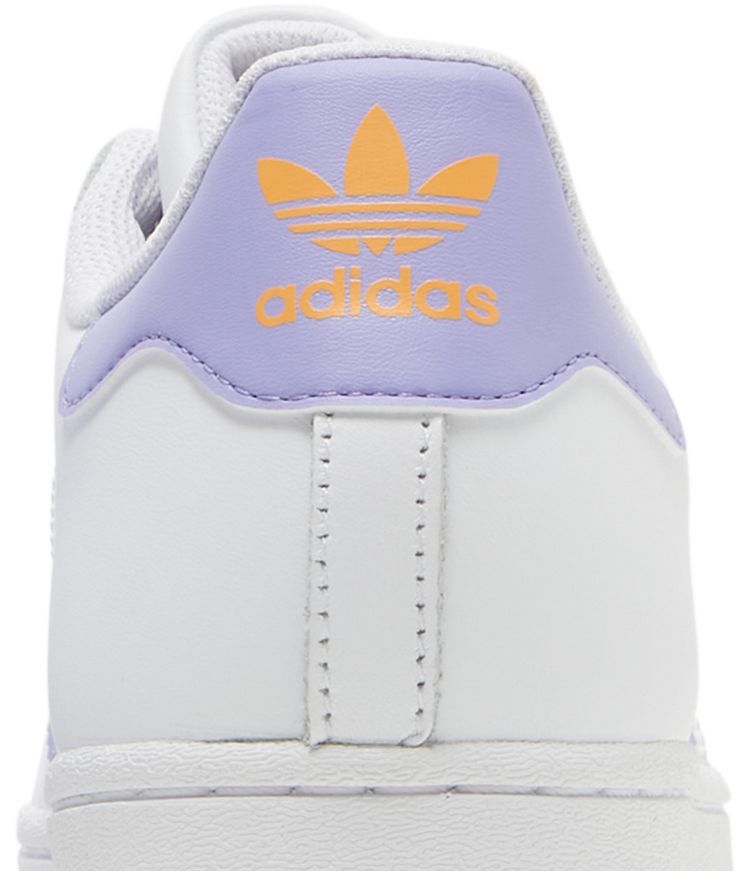 Adidas Superstar White Light Purple