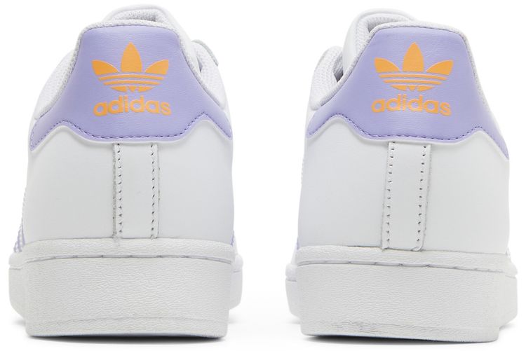 Adidas Superstar White Light Purple