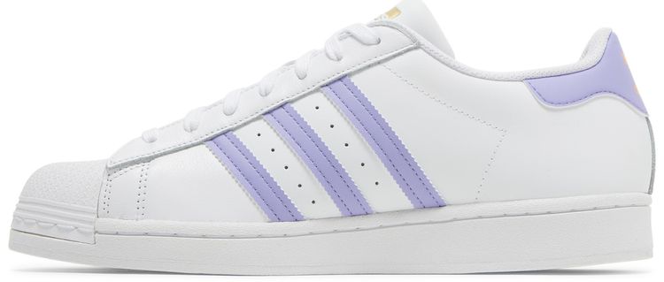 Adidas Superstar White Light Purple
