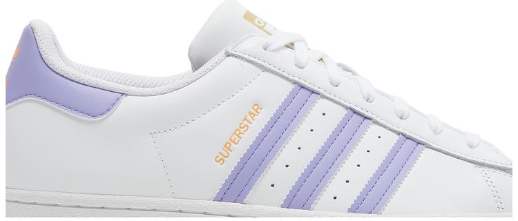Adidas Superstar White Light Purple