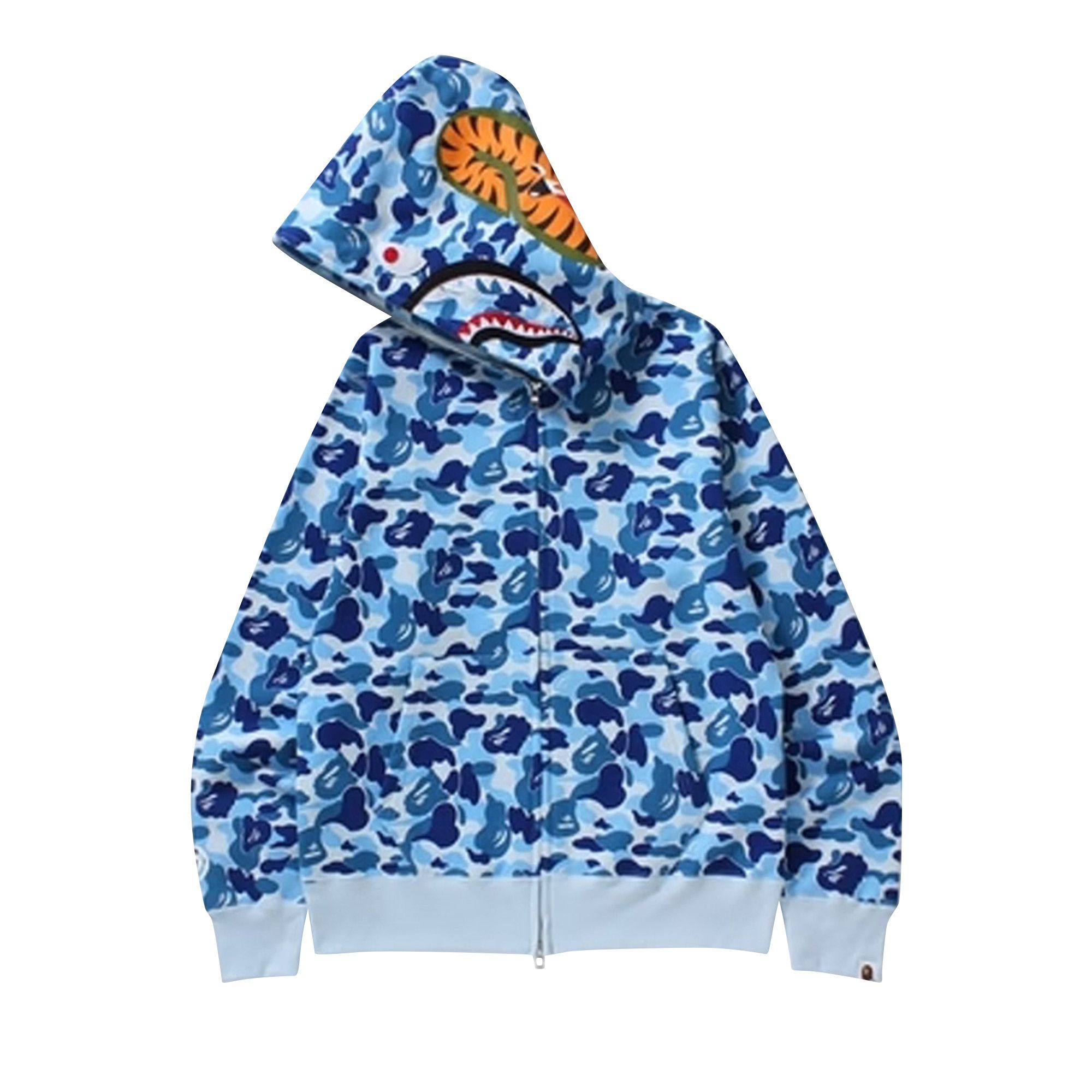 Buy BAPE ABC Shark Full Zip Hoodie Blue 1D20 115 013 BLUE GOAT