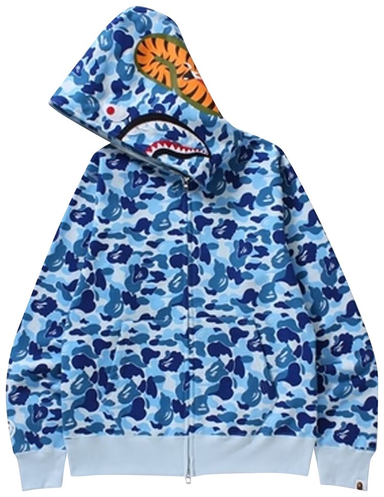 BAPE ABC Shark Full Zip Hoodie Blue
