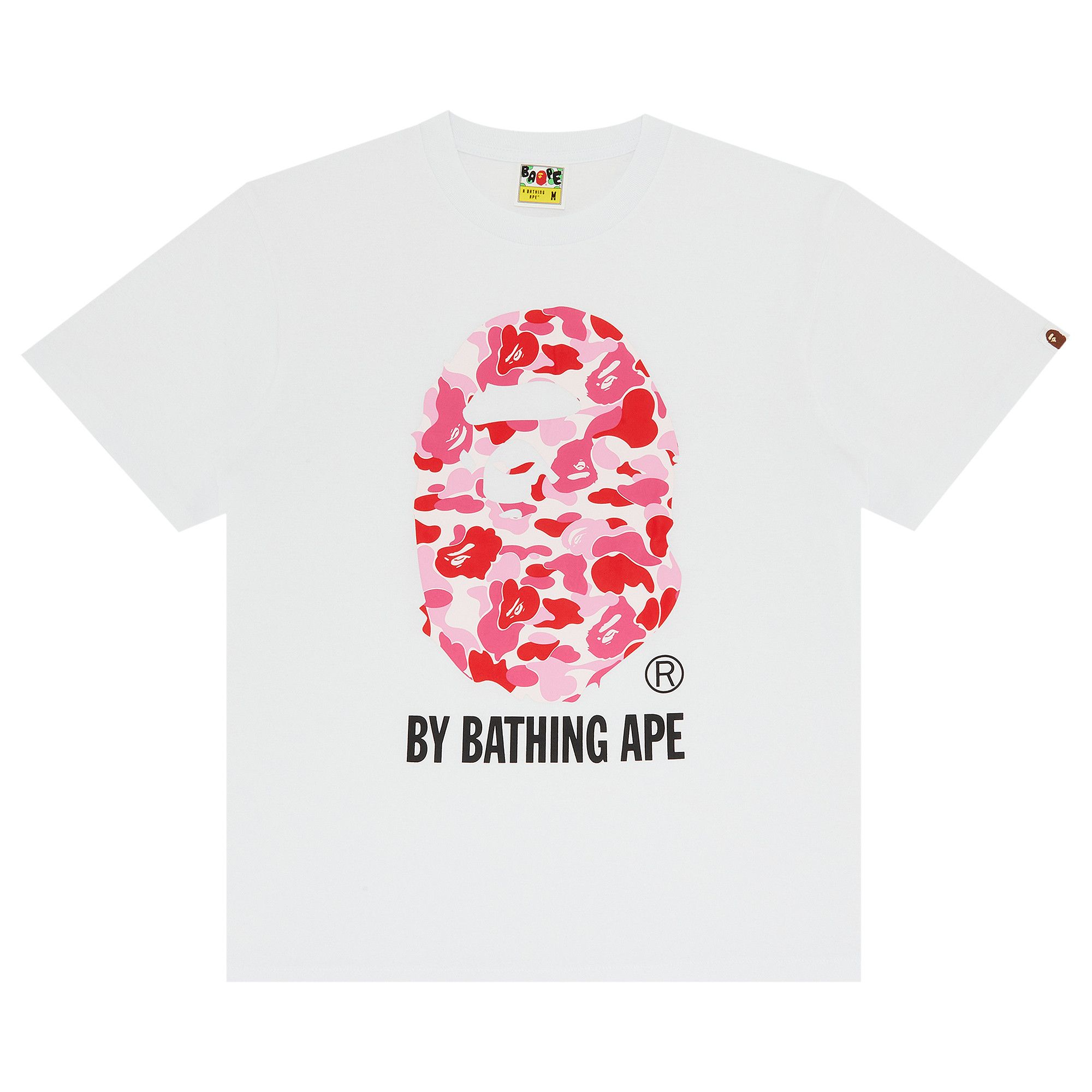 White store bape tee