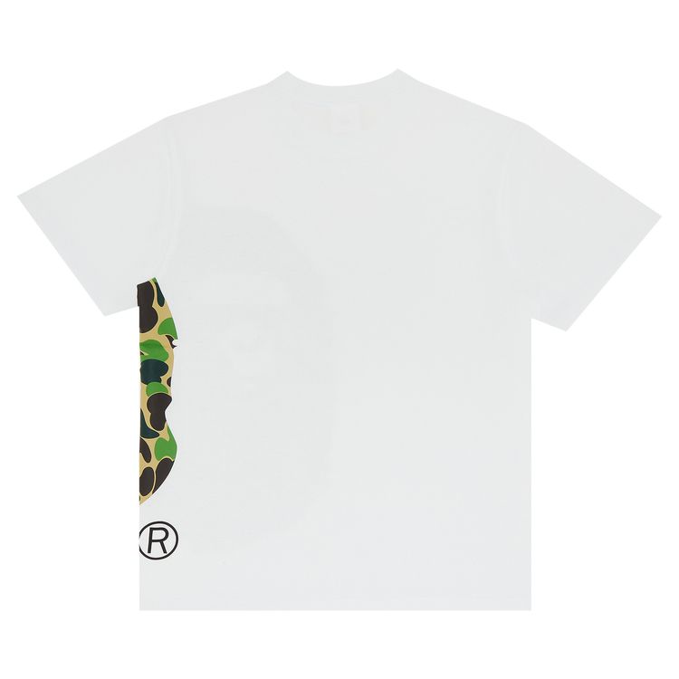 BAPE ABC Side Big Ape Head Tee WhiteGreen
