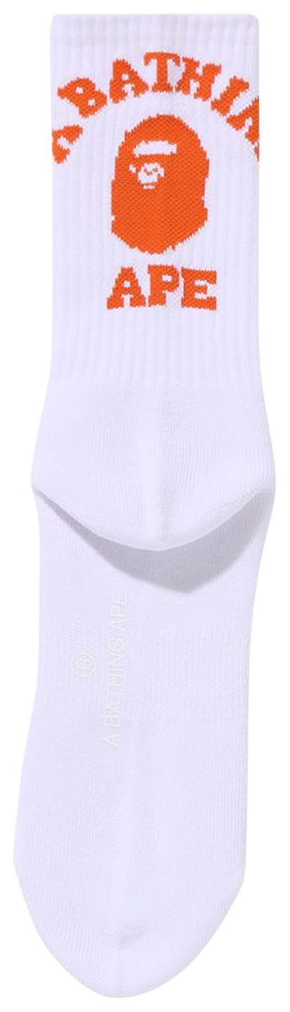 BAPE College Socks Orange