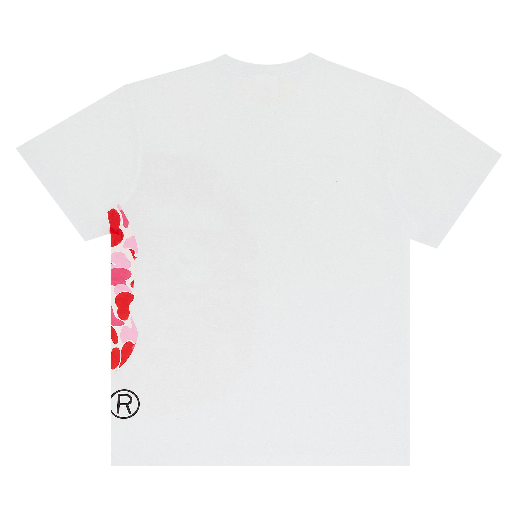 Buy BAPE ABC Side Big Ape Head Tee 'White/Pink' - 1H80 210