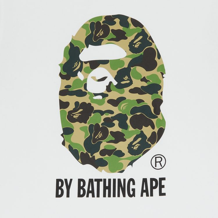 BAPE ABC Camo By Bathing Tee WhiteGreen
