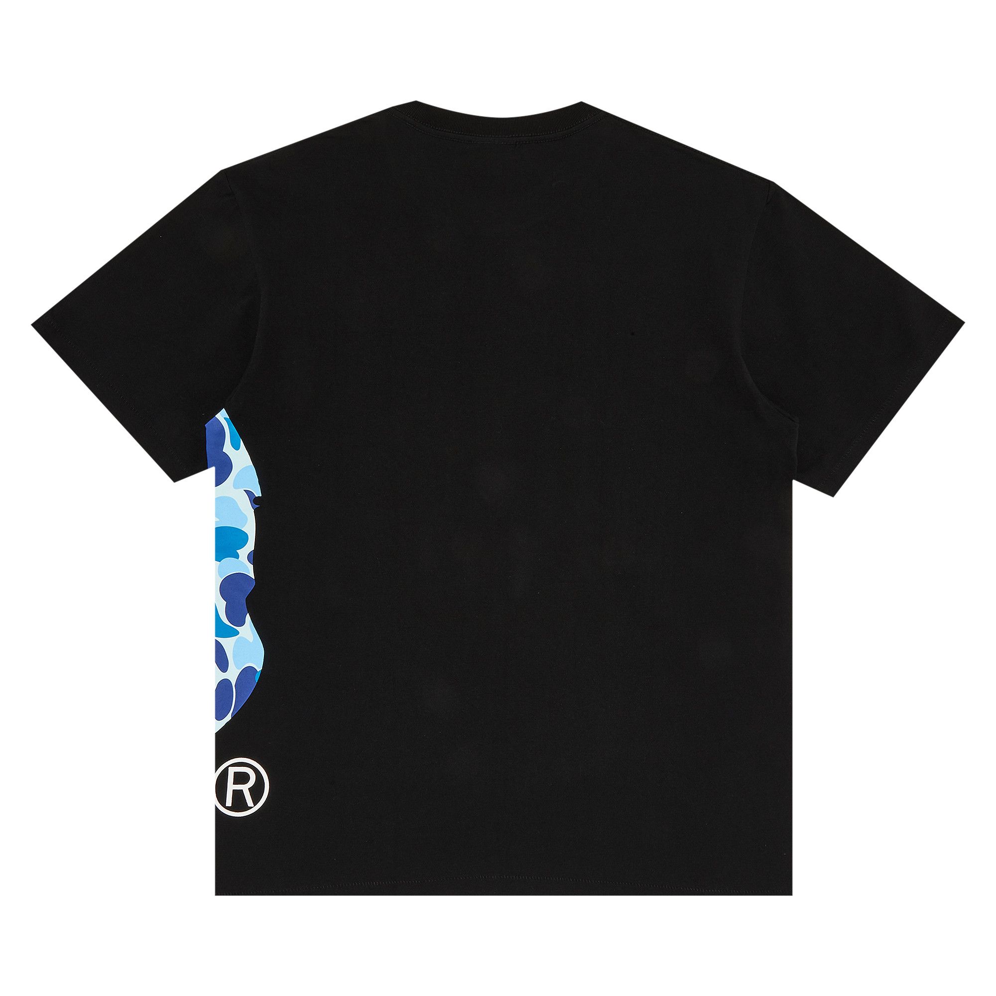 Buy BAPE ABC Side Big Ape Head Tee 'Black/Blue' - 1H80 210 501 BLACK BLUE |  GOAT