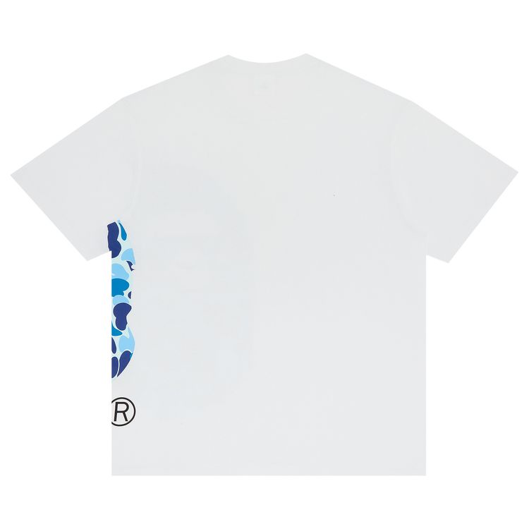 BAPE ABC Side Big Ape Head Tee WhiteBlue