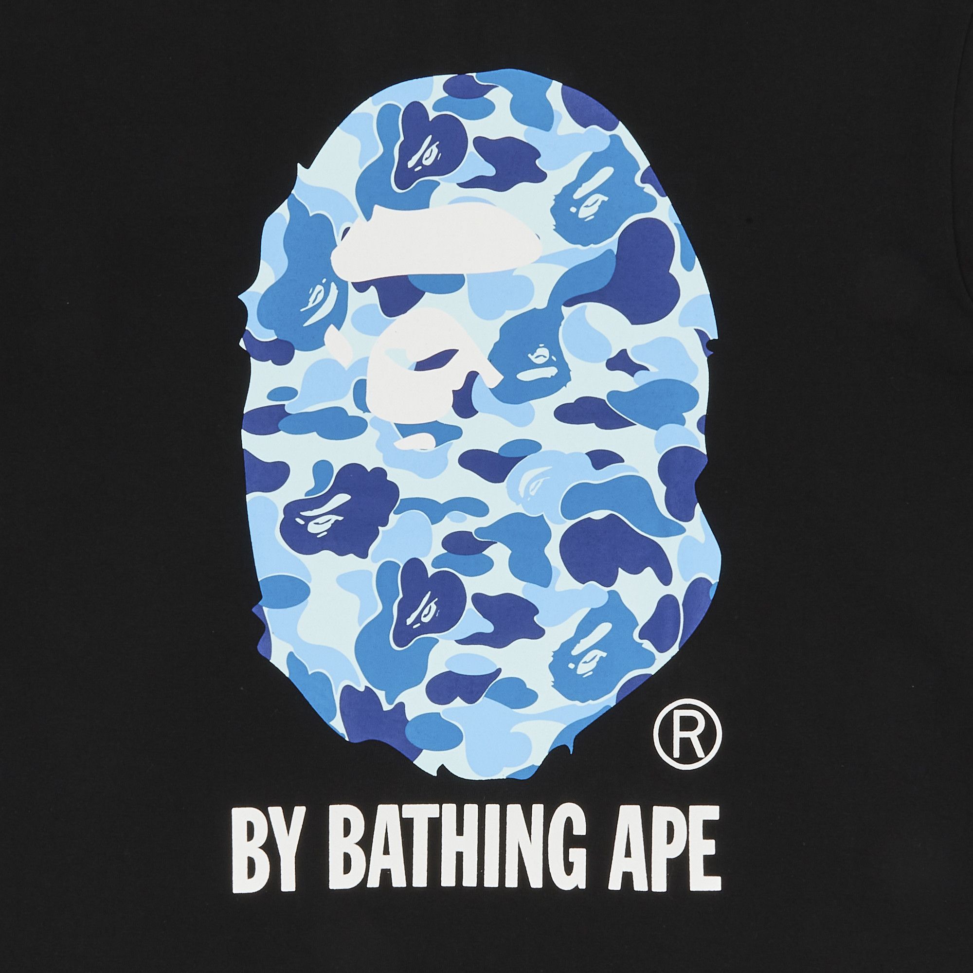 Buy BAPE ABC Camo By Bathing Ape Tee Black Blue 1G30 110 013 BLACK BLUE GOAT CA