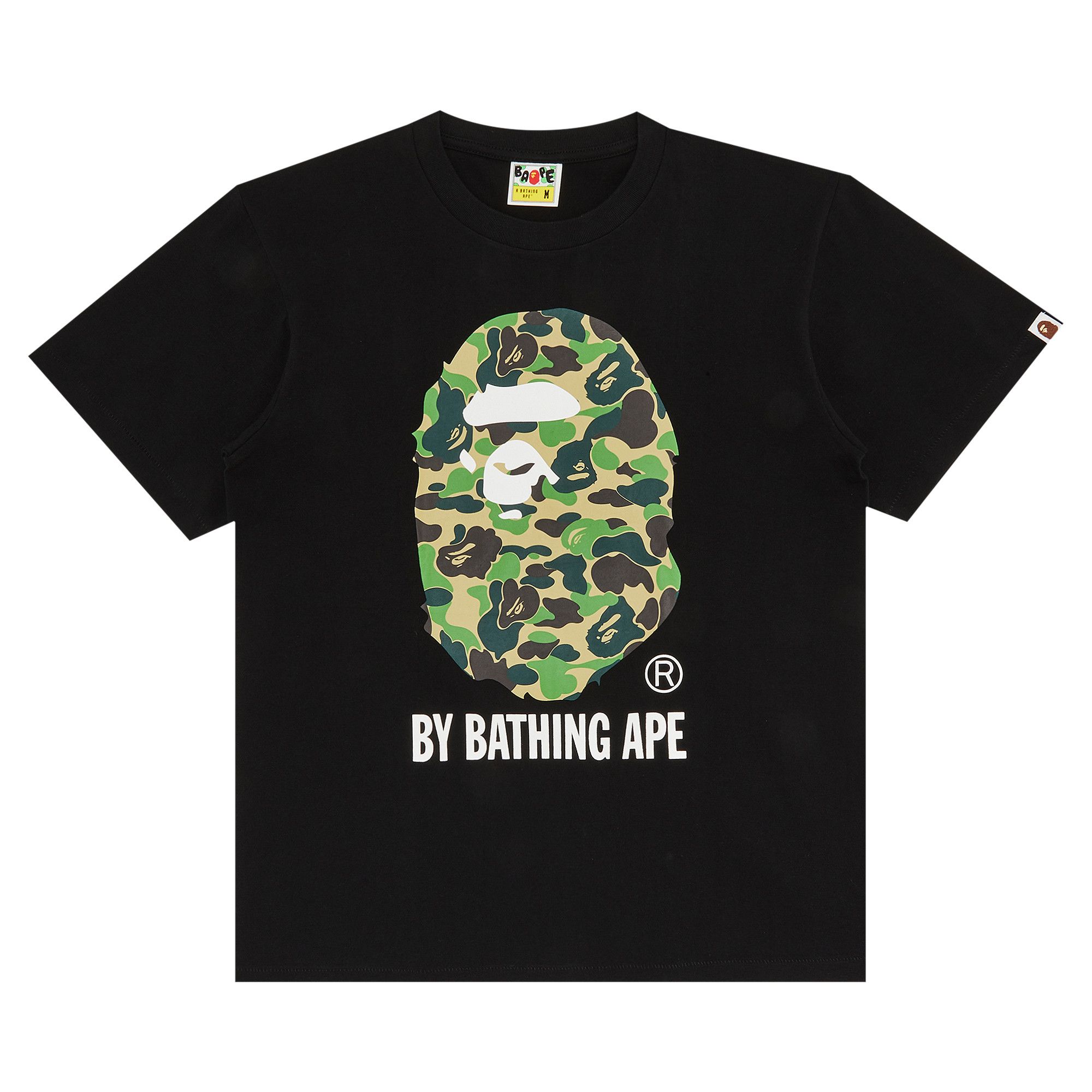 Buy BAPE ABC Camo By Bathing Ape Tee 'Black/Green' - 1G30 110 013