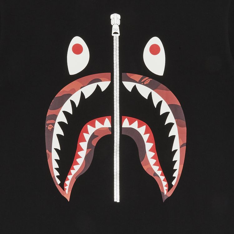 BAPE Shark Tee Black