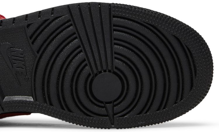 Air Jordan 1 Mid GS Black Gym Red