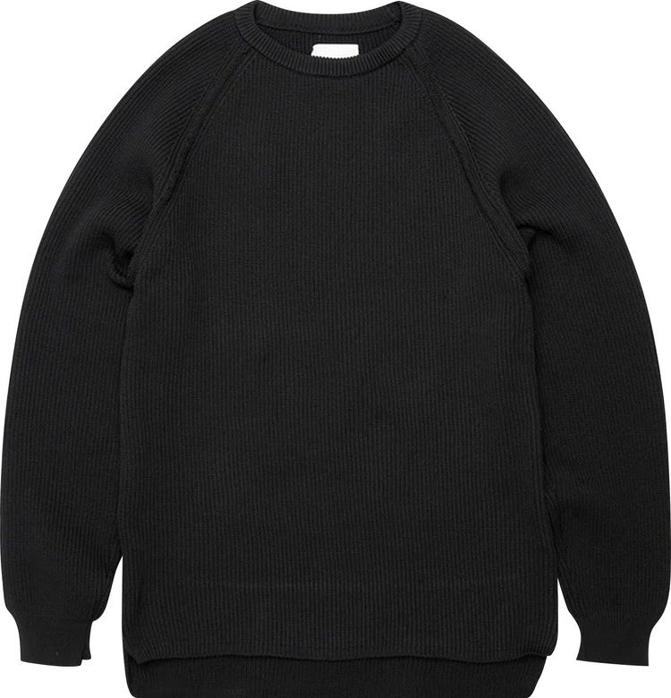 nanamica 5G Crew Neck Sweater 'Black'