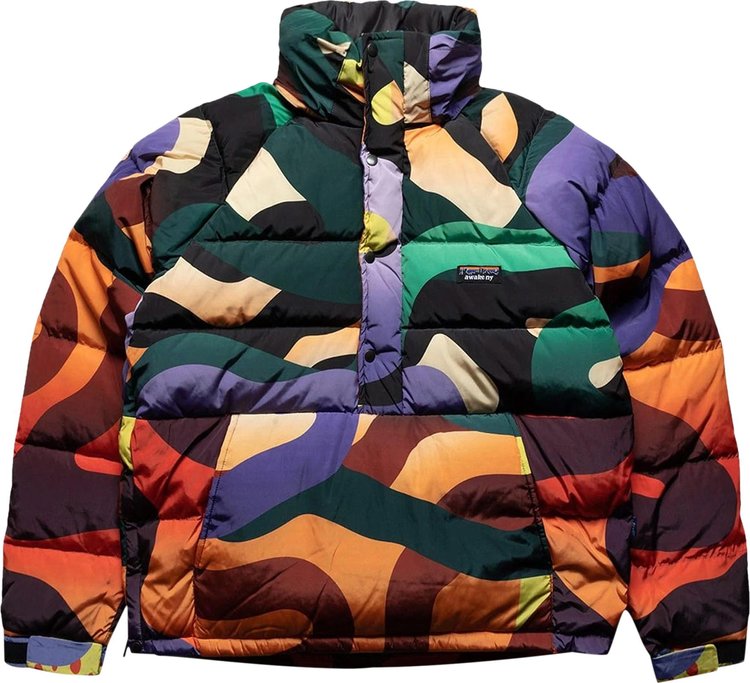 Awake NY Puffer Pull Over With Snaps 'Multicolor'