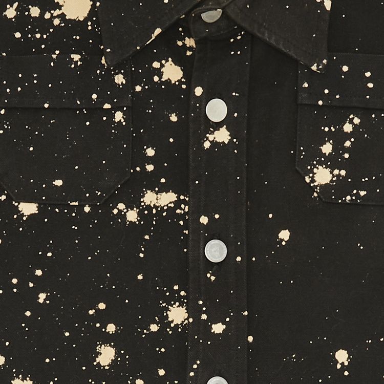 Vintage Raf Simons x Sterling Ruby Splatter Shirt Black