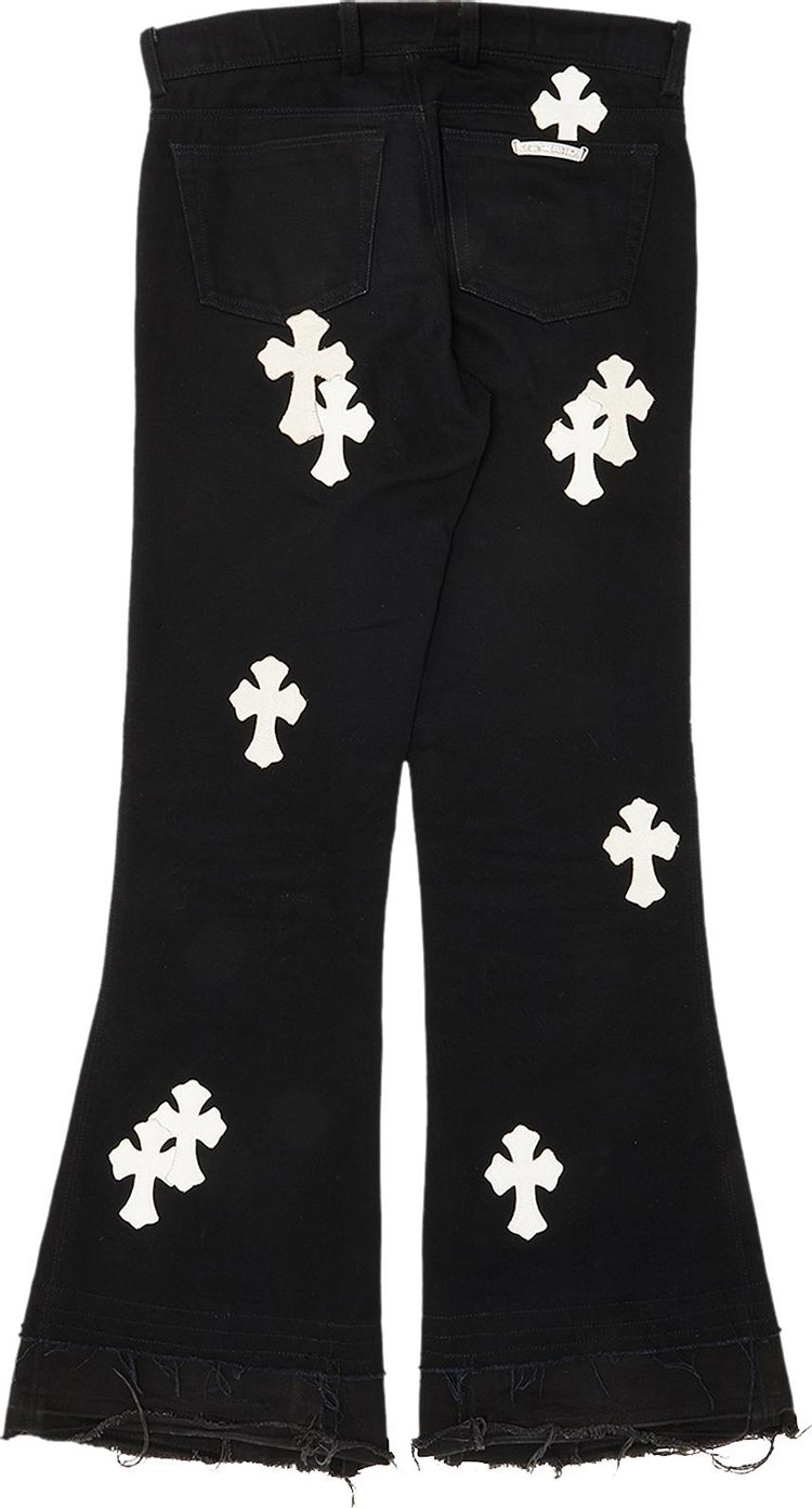 Chrome Hearts Jeans With Cross Black