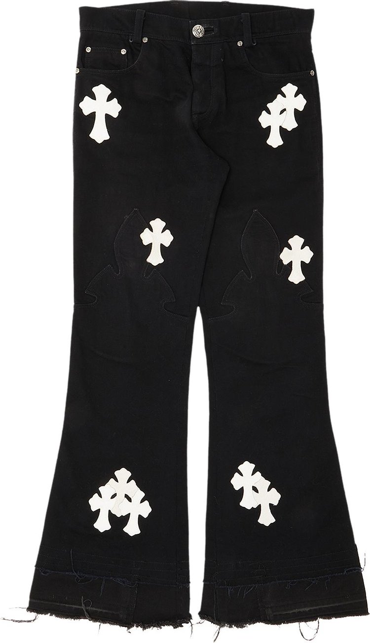 Chrome Hearts Jeans With Cross 'Black'