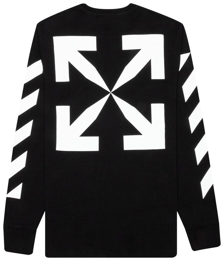 Off White Mona Lisa Long Sleeve T Shirt Black