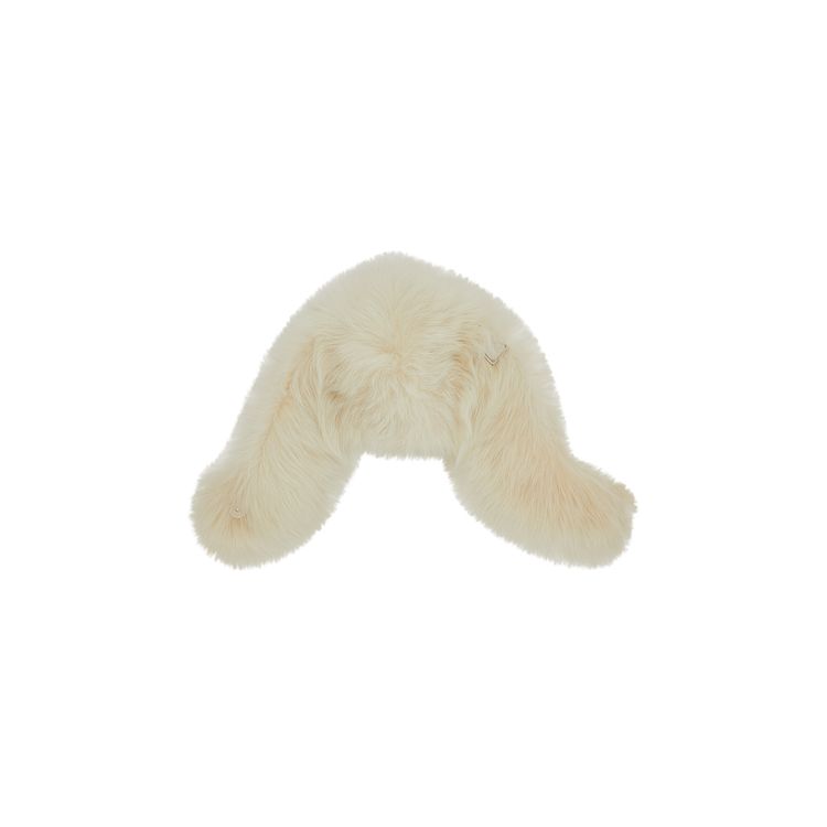 Prada Shearling Hood White