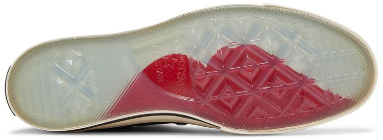 Converse Chuck 70 Embroidered Lips High Love Me   Black