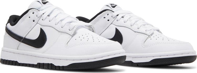 Wmns Dunk Low White Black