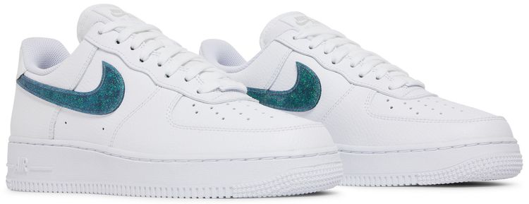 Nike Wmns Air Force 1 Low Glitter Swoosh   Celery