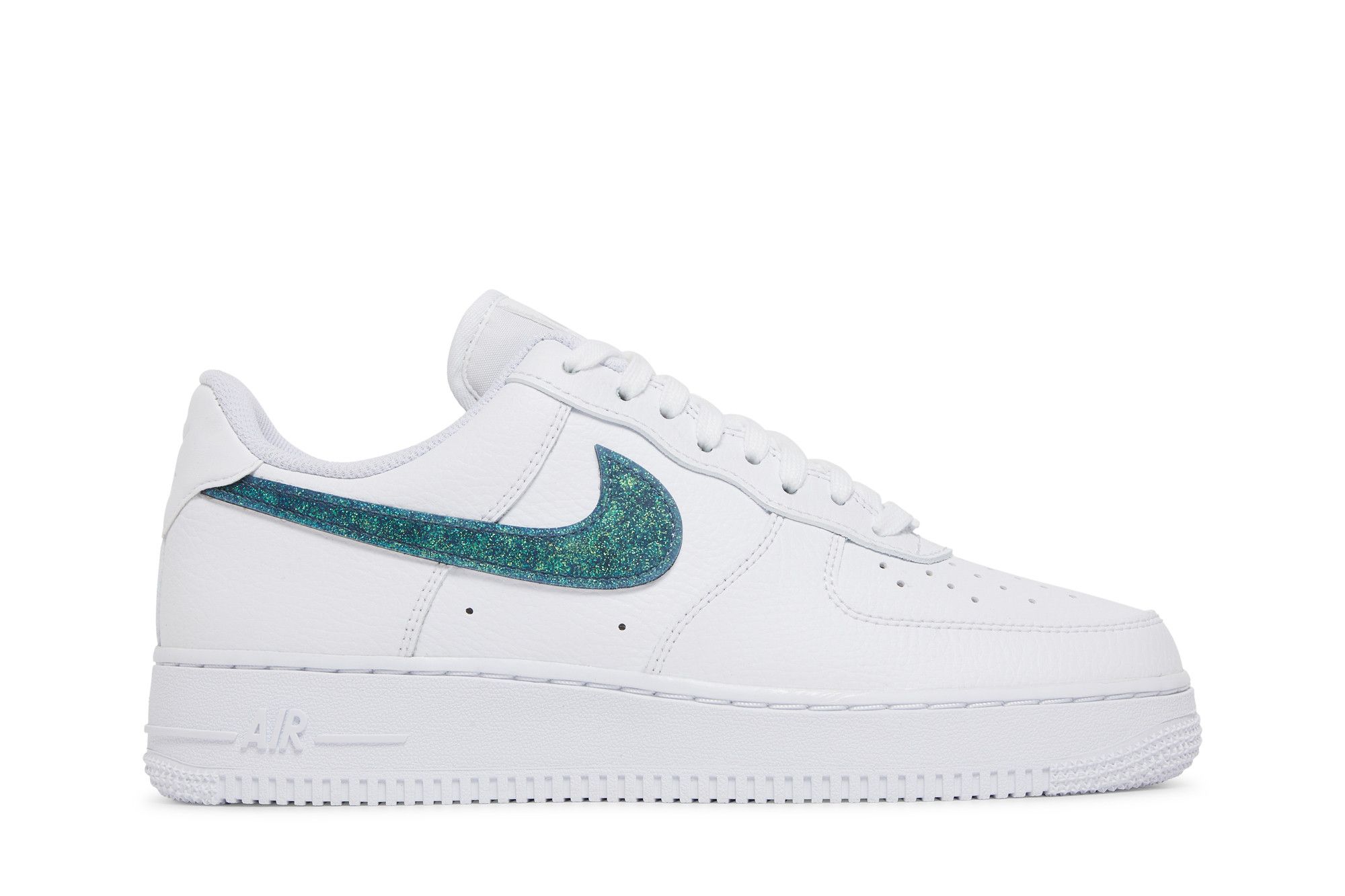 Nike air force 1 glitter on sale swoosh