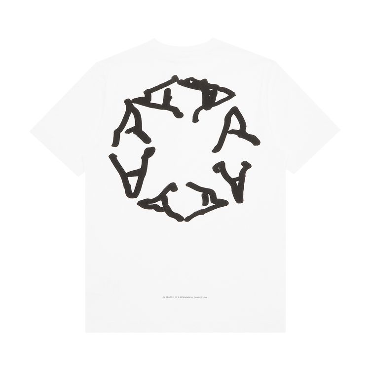 1017 ALYX 9SM Melt Circle Logo Short Sleeve Tee White